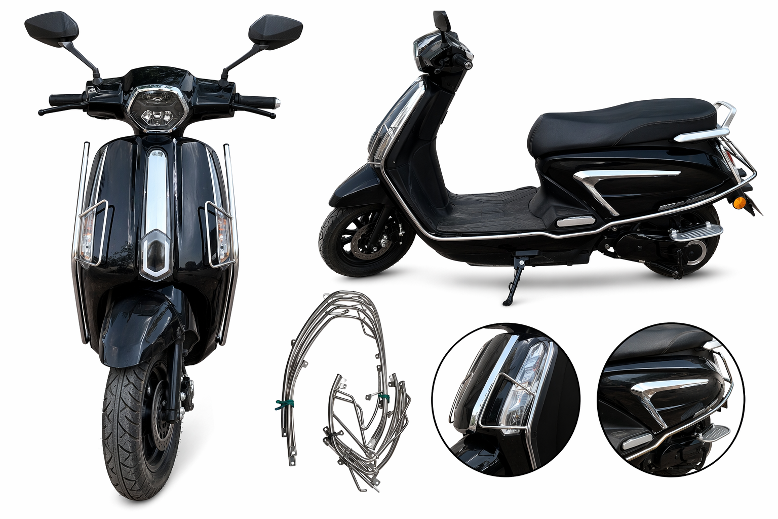 SS Steel Guard U Light Big Vespa Model