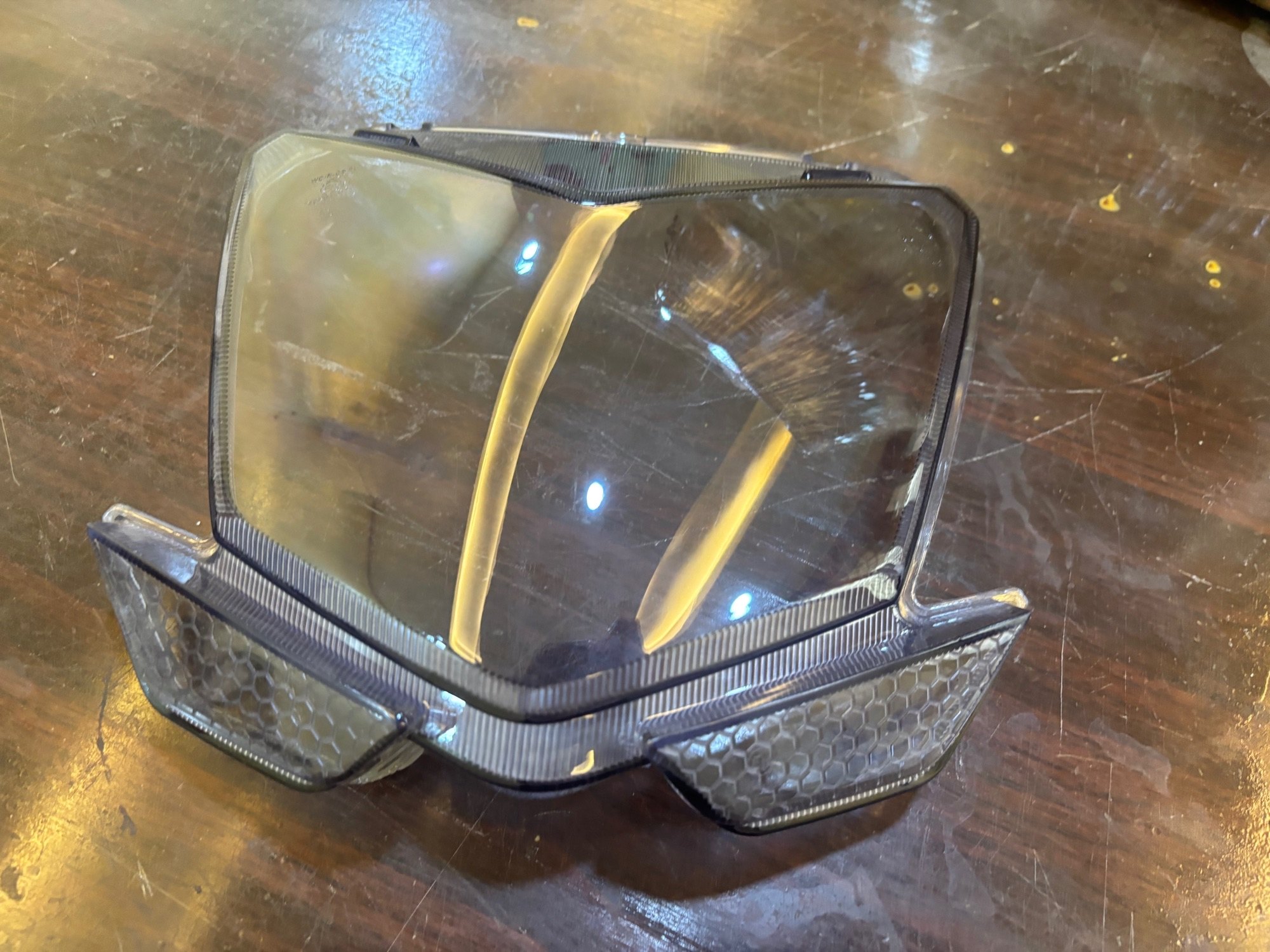Single Light Headlight Glass
