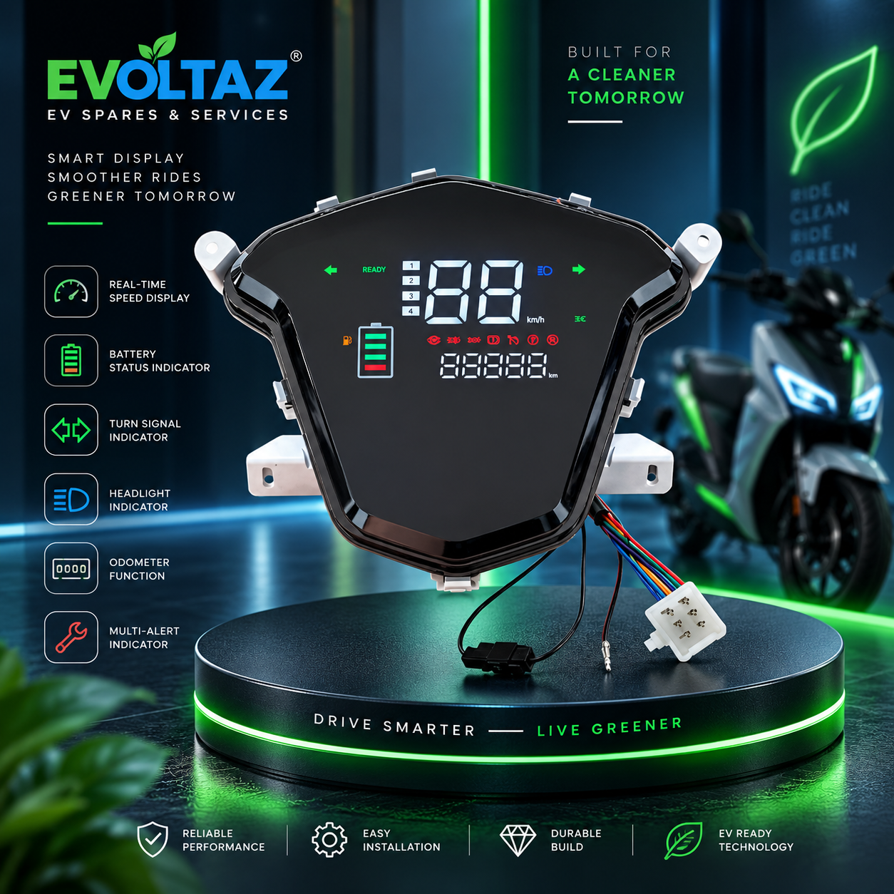 SL/DL LED METER(BLACK GLASS)