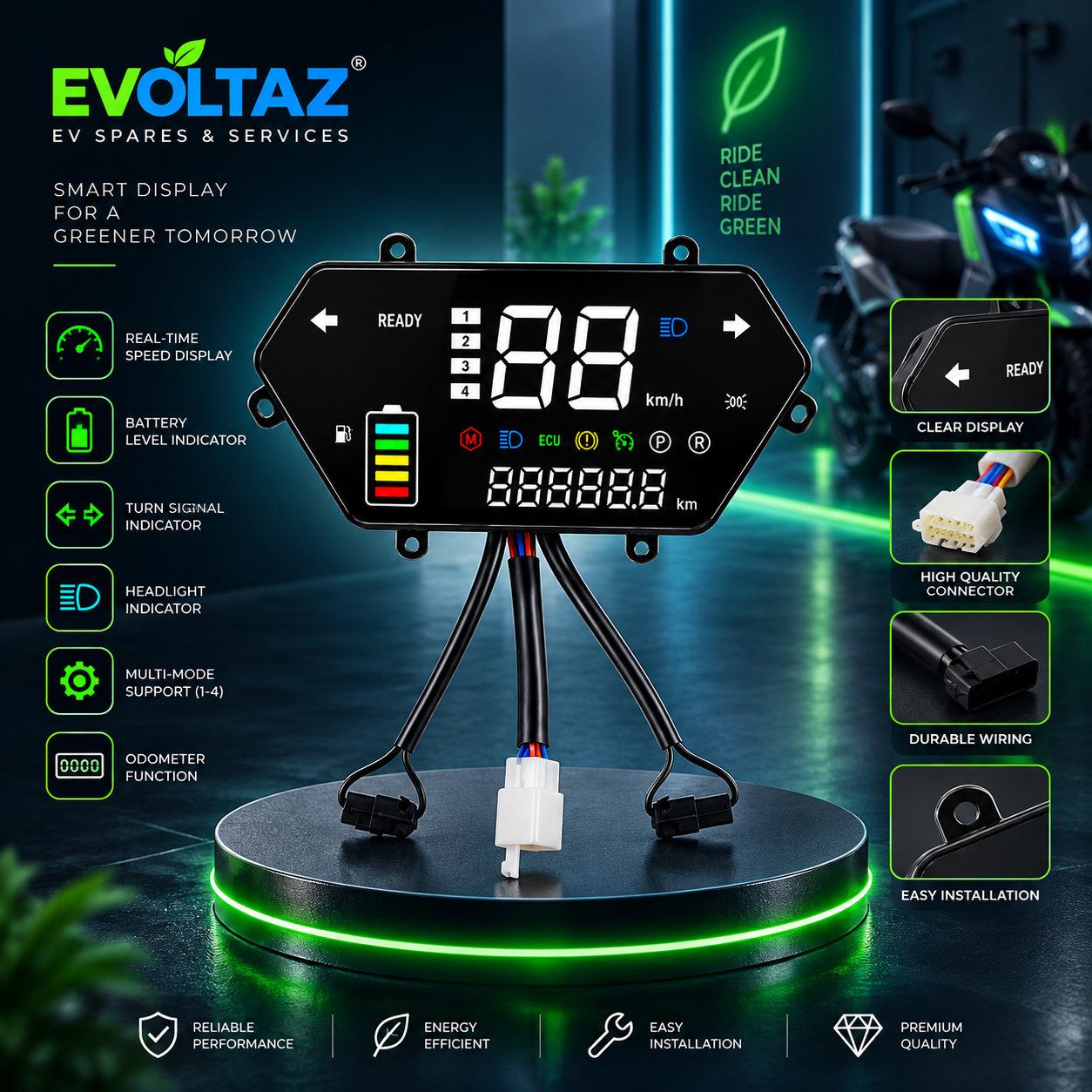 LED INNER DISPLAY (SL DL VESPA)